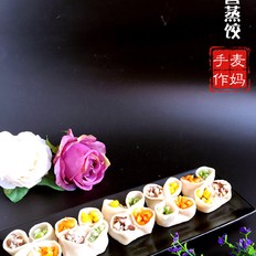 四喜蒸饺 ,四喜蒸饺 怎么做,糕点主食,小吃教程,家常菜,家常菜做法,小吃培训,四喜蒸饺 的做法,