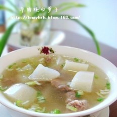 羊肉炖白萝卜 ,羊肉炖白萝卜 怎么做,川菜,小吃教程,家常菜,家常菜做法,小吃培训,羊肉炖白萝卜 的做法,