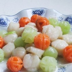 绣球鲜贝 ,绣球鲜贝 怎么做,川菜,小吃教程,家常菜,家常菜做法,小吃培训,绣球鲜贝 的做法,