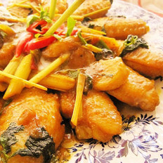 泰式咖喱鸡翅 ,泰式咖喱鸡翅 怎么做,东南亚菜,小吃教程,家常菜,家常菜做法,小吃培训,泰式咖喱鸡翅 的做法,