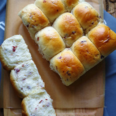 蛋糕面包蔓越莓甜心排包直接法的做法蔓越莓甜心排包直接法怎么做民贺